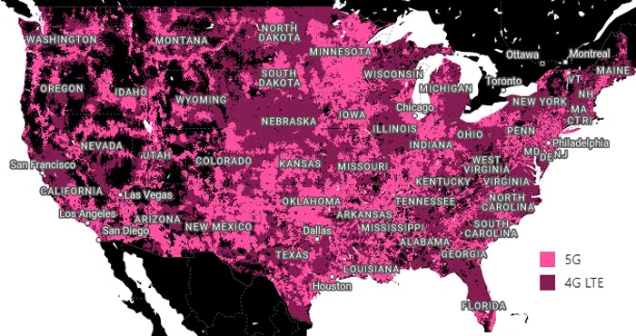 T-Mobile Nationwide 5g