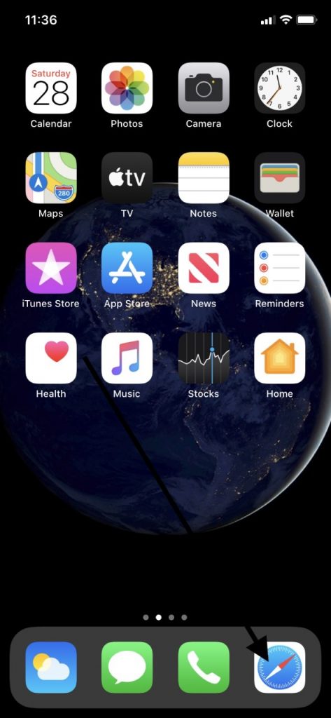 iPhoneローテーションの問題については、Safariをお試しください