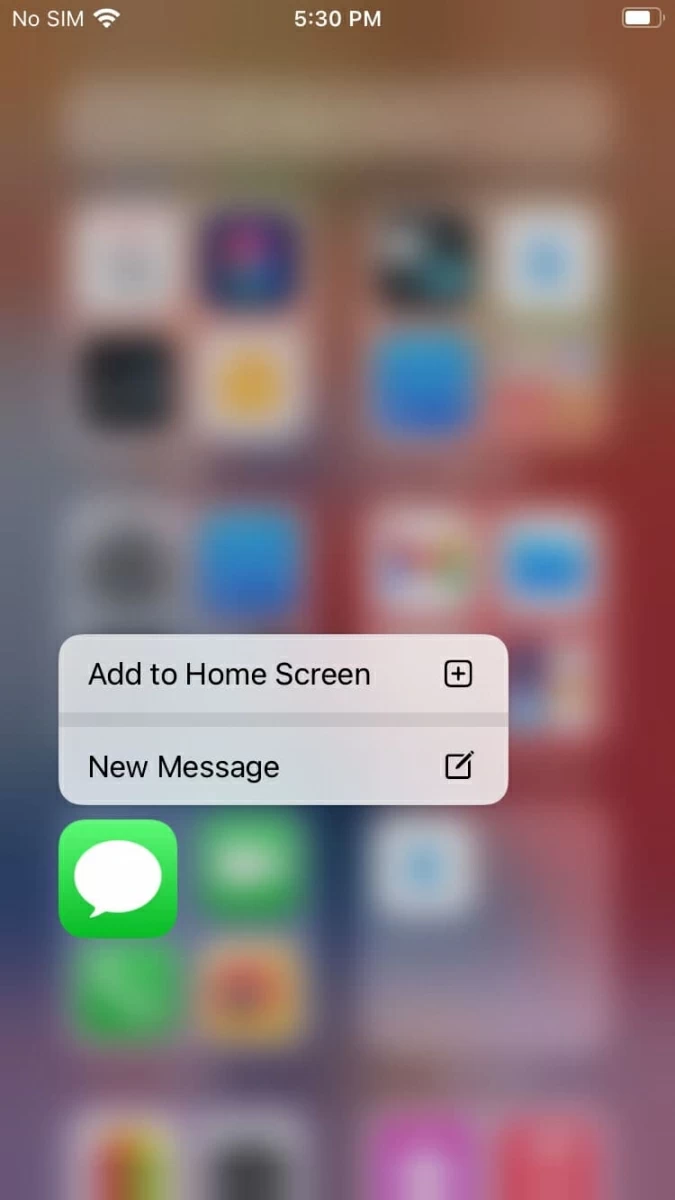 iPhoneのiOS 14でメッセージアプリを元に戻す方法