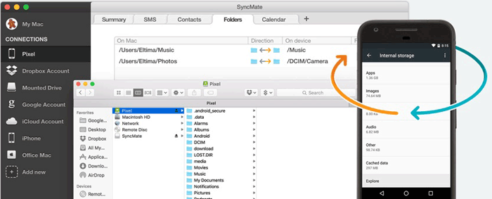SyncmateでMacにAndroid電話をバックアップします