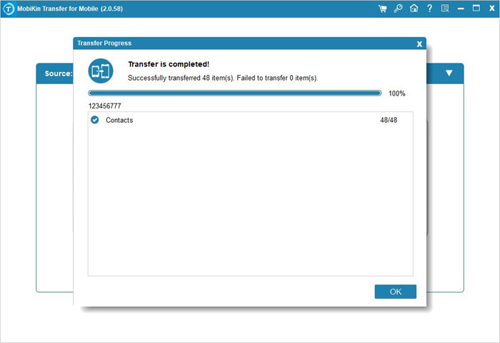 モバイル用のMobikin Transferを使用して、データを新しいiPhoneに転送します