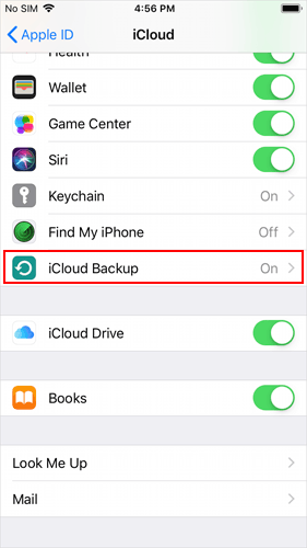 iCloudにiMessagesをバックアップする方法-2