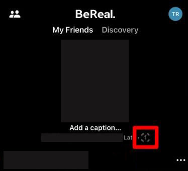 BEREALスクリーンショット通知iPhone