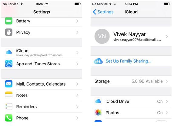 iCloudメールを確認してください