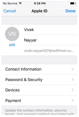 Apple IDを確認してください