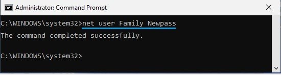 Windows 10ログインパスワードを変更します