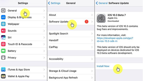 iOSバージョンを更新して、iPhoneが熱くなることを修正します