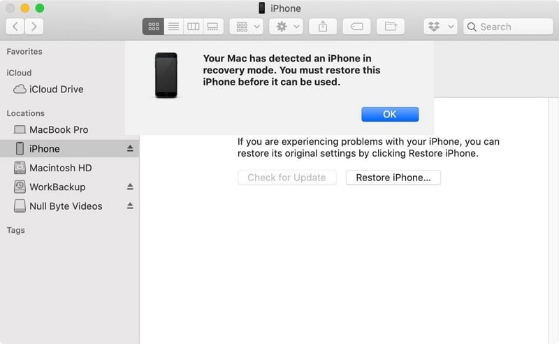 iPhoneは今すぐ修理の検索に固執しています