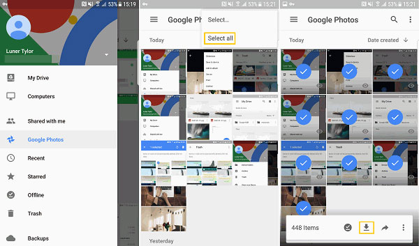 Google PhotosのようなAndroidの写真マネージャー