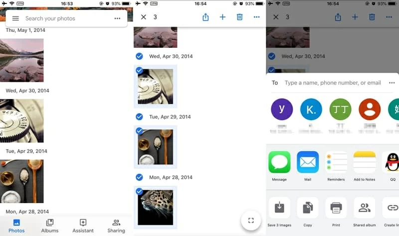 Samsungの写真はiPhone 11 Proに転送されます