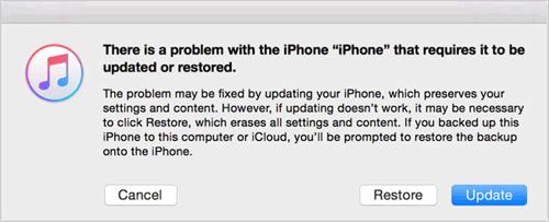 iPhoneをリカバリモードにブートします