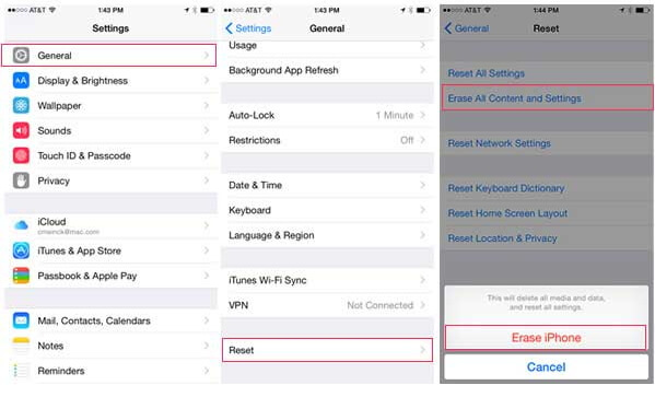 iCholoudバックアップからiPhoneの連絡先を復元します