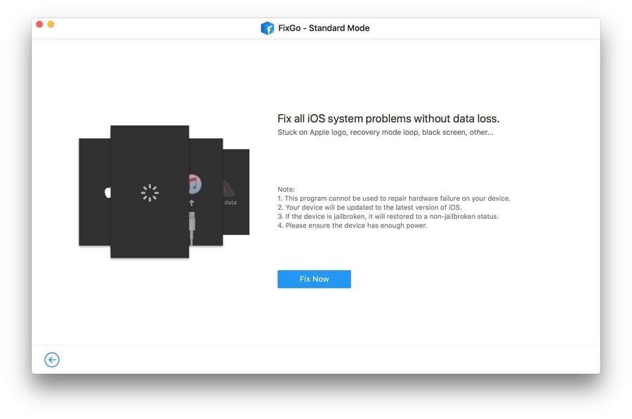 fixgoは今すぐ修正をクリックします