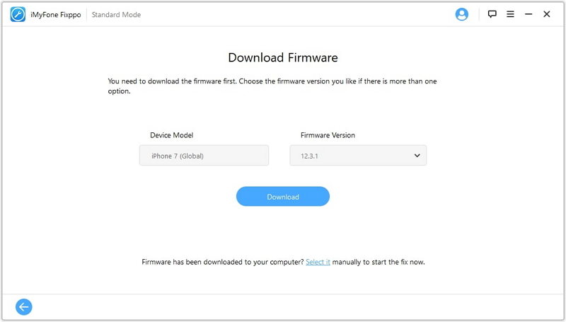 ファームウェアを再インストールします 