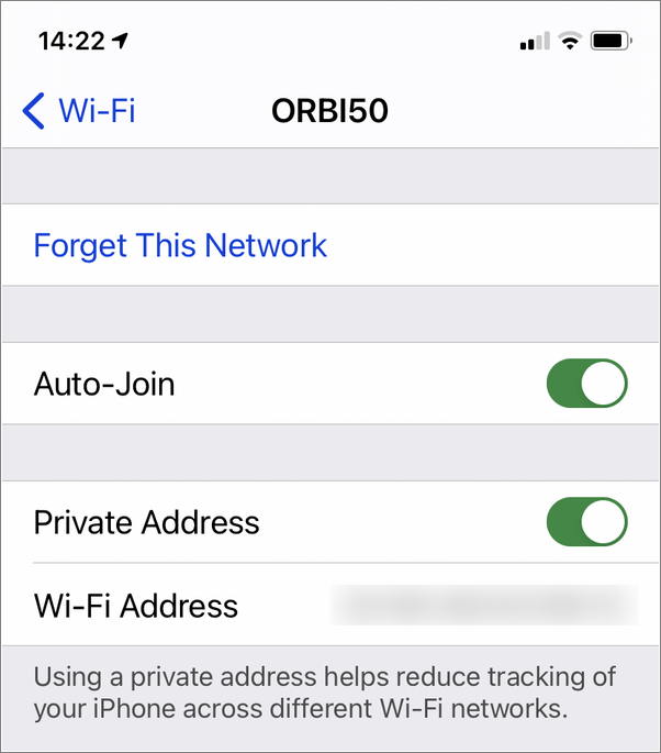 iPhoneでwifiを忘れてください