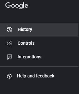 Googleアクティビティ