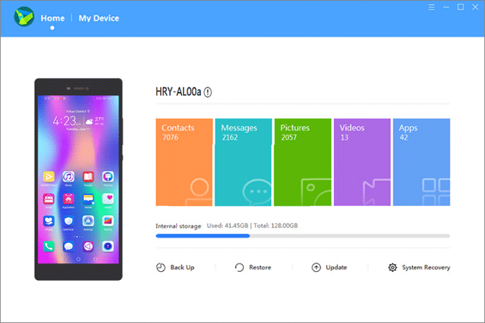 huawei hisuiteを介して壊れた画面で私のhuawei電話からデータを取得する