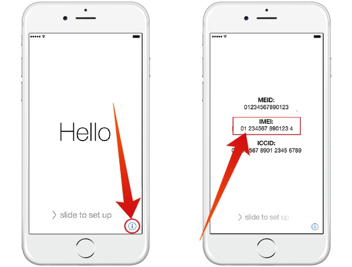 ApplePhoneunlockデバイスのIMEI番号を取得します