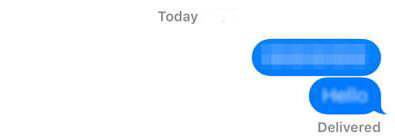iMessageステータス