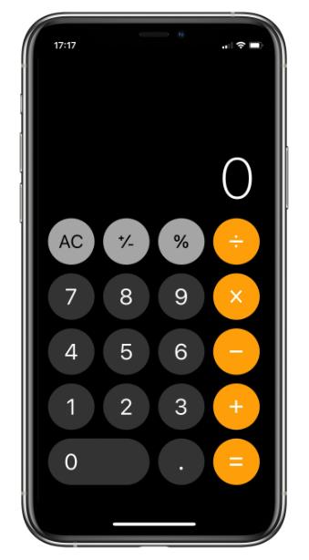 iPhone計算機