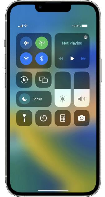iPhoneコントロールパネル