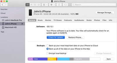 iPhoneが排出されており、iTunesを介してiPhoneの更新の確認をオンにしません