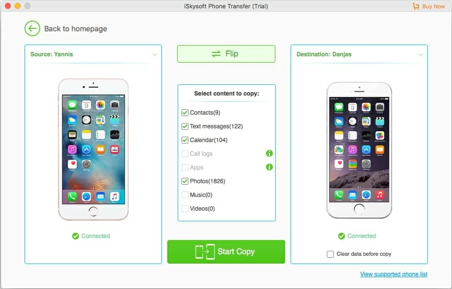 新しいiPhoneにアップグレードする前に古いiPhoneをバックアップします