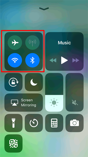 iPhoneでエアドロップを有効にします