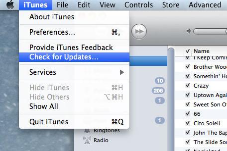 iTunesを更新します