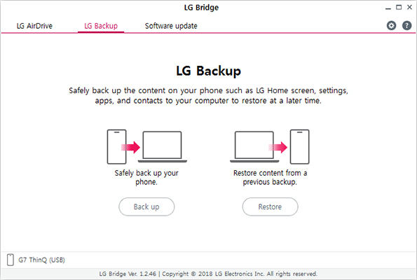 LGブリッジを介してLG電話から削除されたテキストメッセージを回復する方法