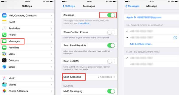 imessages機能をオフにして、送信しないimessageを修正する