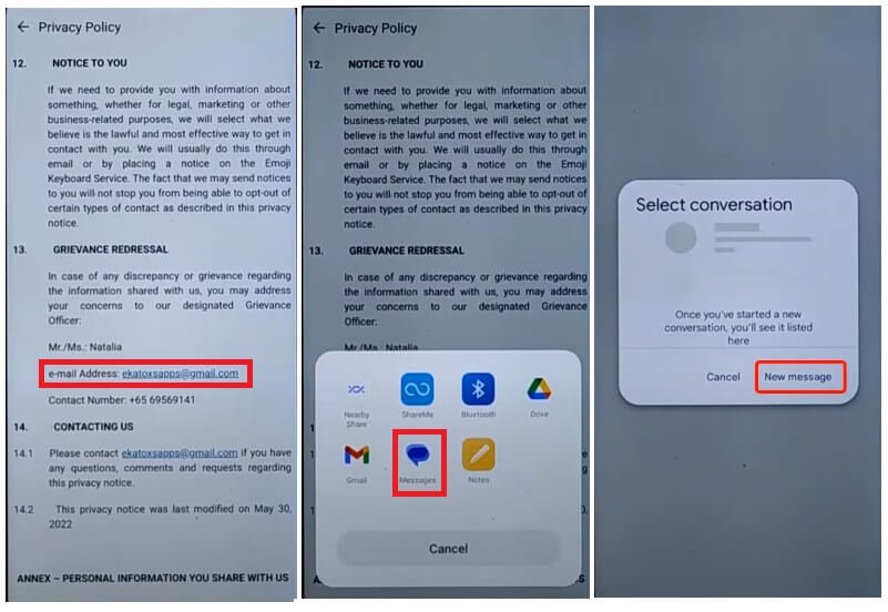 miui 14メッセージを送信します