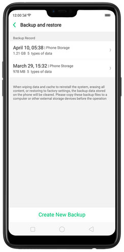 Gmailアカウントを使用してOPPOを復元する方法