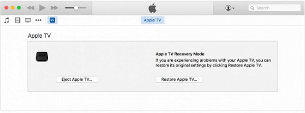 Apple TVのダウングレード