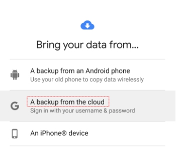 Googleドライブから回復します