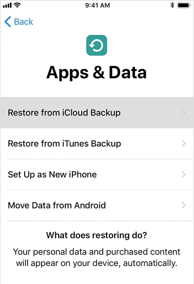 iPhoneの音声メモはiCloudを復元します