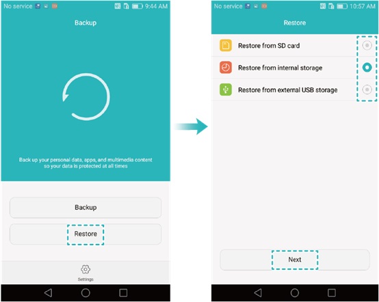 HuaweiバックアップアプリからHuaweiで削除されたメモを取得する方法