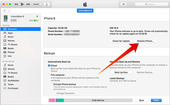 iPhoneのトラブルシューティングは、iTunesで15分間使用できません