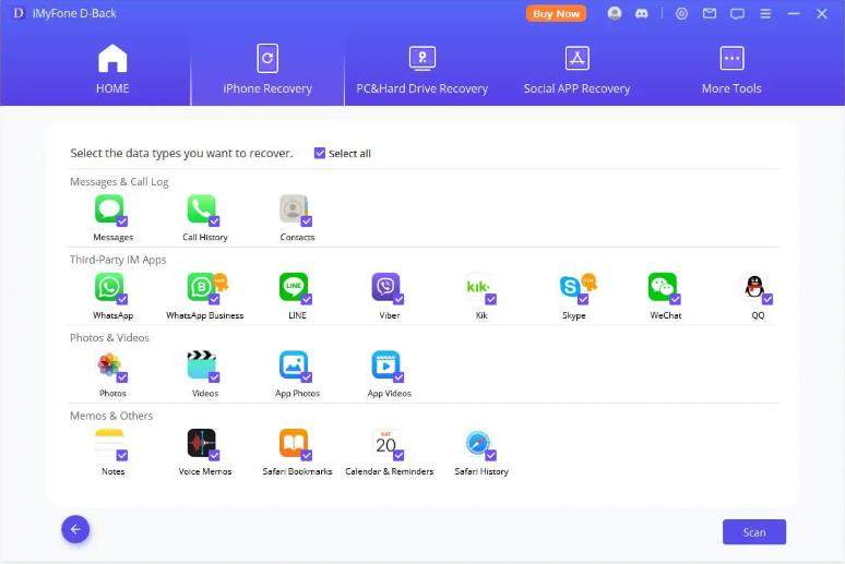 viberメッセージを復元しますimyfone