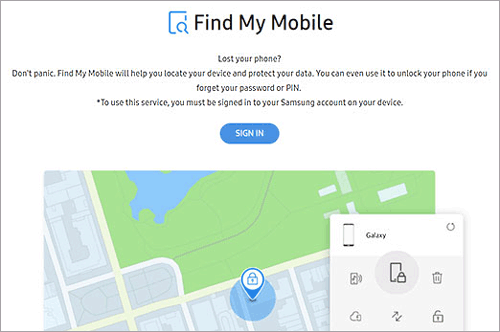 SmartThingsを使用して画面が壊れた携帯電話の使用方法検索