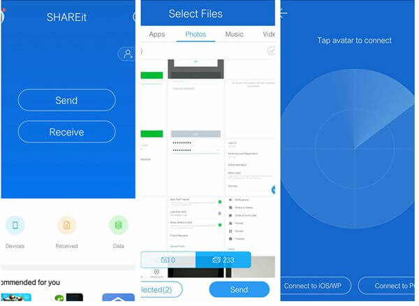 AndroidからiPhoneのようなiPhoneのようなshareitにデータを転送するのに最適なアプリ