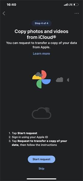 Androidにスイッチを使用して、iOSアプリをAndroidに転送します