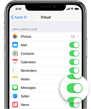 iCholoudからiPhoneでiMessagesをダウンロードする方法