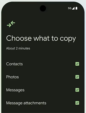 Androidスイッチを使用して、AppleからSamsungに切り替えます