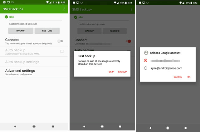GmailでSMSメッセージをAndroidからiPhoneに転送する方法