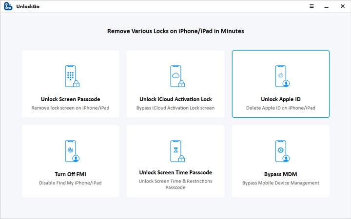 iPhoneのiCloudアカウントを変更する方法itoolabロックゴを解除します