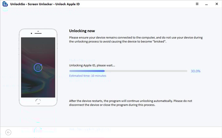Apple IDのロックを解除し始めます