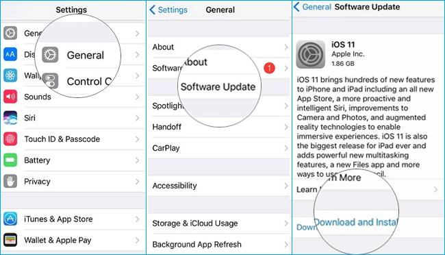 iPhoneを最新バージョンに更新します