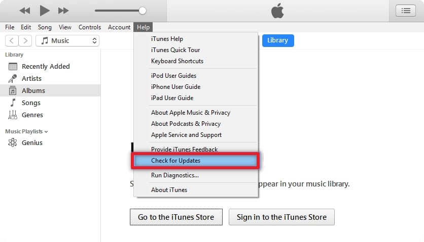 iTunesの最新バージョンをインストールします
