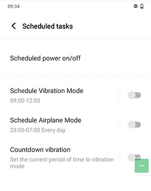 vivoは電源をオンとオフにスケジュールしました
